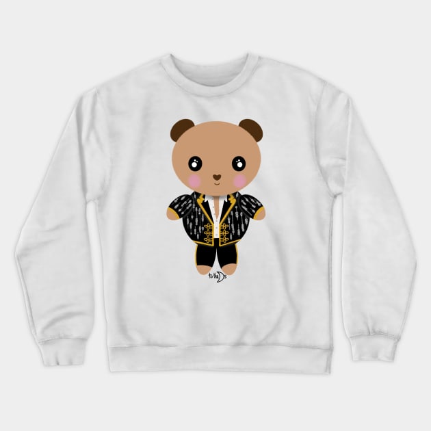 Sparkly jacket bear Crewneck Sweatshirt by tothemoons